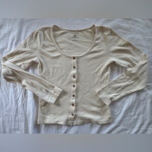 TWOTHIRDS Women's Aspis Top - Ecru Small